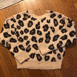 Victoria’s Secret PINK leopard sweater